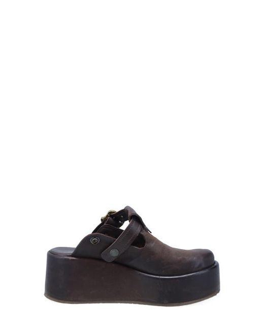 A.s.98 Brown Monroe Platform Clog