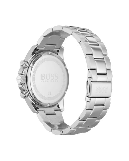 Boss Gray Hero Chronograph Bracelet Watch
