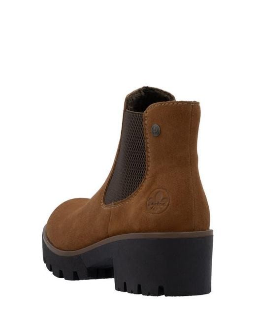 Rieker Brown Amalia Ankle Chelsea Boot