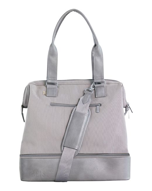 BEIS The Mini Weekend Travel Bag in Gray Lyst