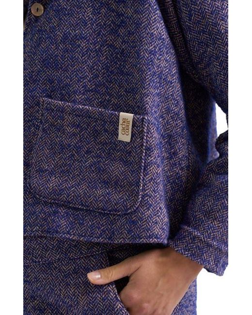 Cache Coeur Blue Pippa Maternity Jacket