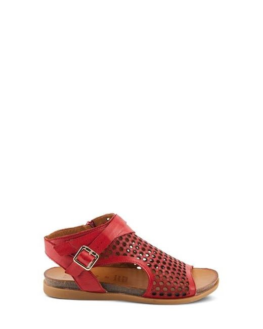 Spring Step Red Covington Sandal
