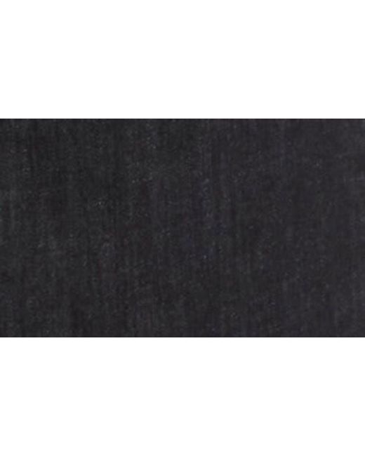 NYDJ Black Teresa High Waist Pleat Wide Leg Ankle Jeans