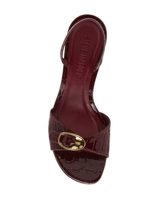 Steve Madden Brown Henrietta Slingback Sandal