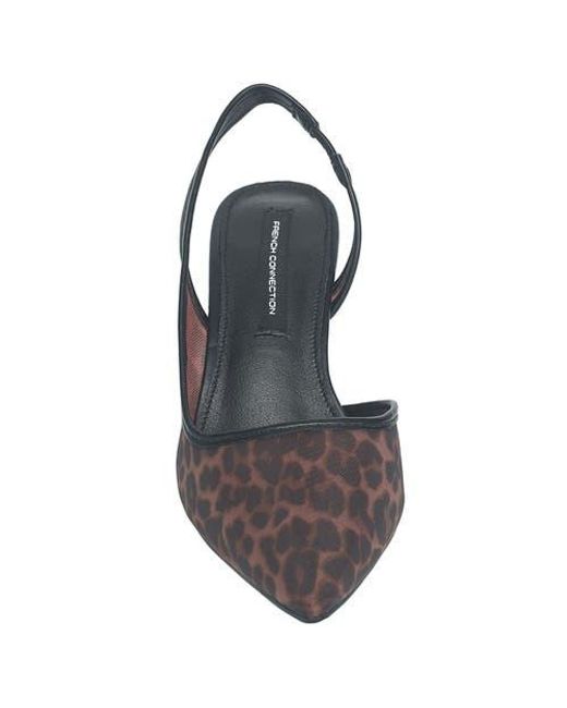 French Connection Brown Quest Pump