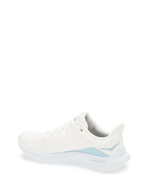 Hoka One One White Solimar Running Shoe