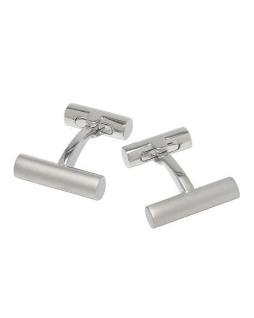 Link Up Metallic Tone Bar Cufflinks for men