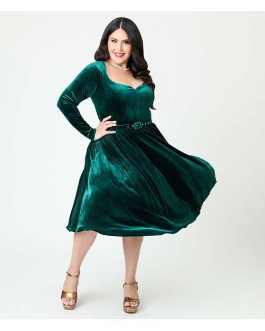 unique vintage green velvet dress Smak Parlour Green Velvet Silver Stars Maxi Dress