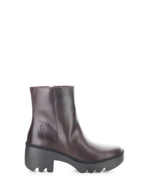 Fly London Gray Toor Platform Bootie