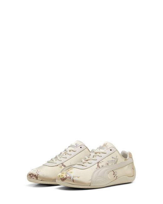 PUMA White Speedcat Silky Sneaker