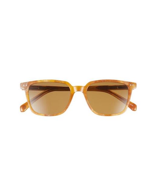 Eyebobs Brown C Suite 50Mm Polarized Square Sunglasses