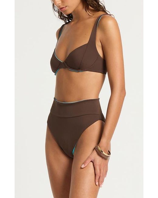 Bondeye Black Ryan Reversible Underwire Bikini Top