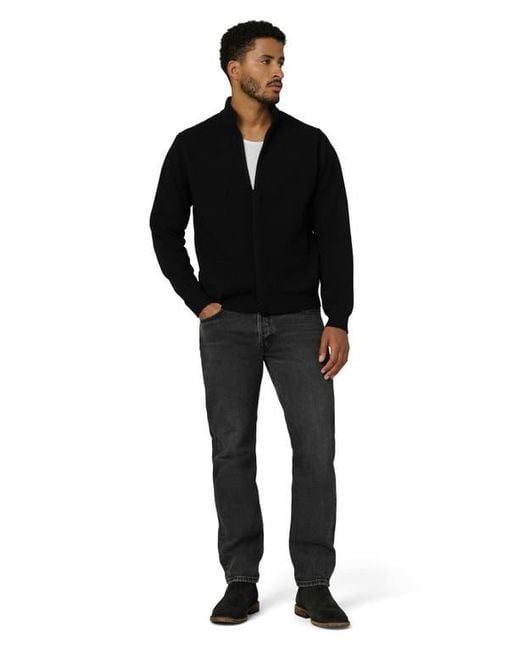 Joe's Jeans Black Modern Wool Cardigan for men