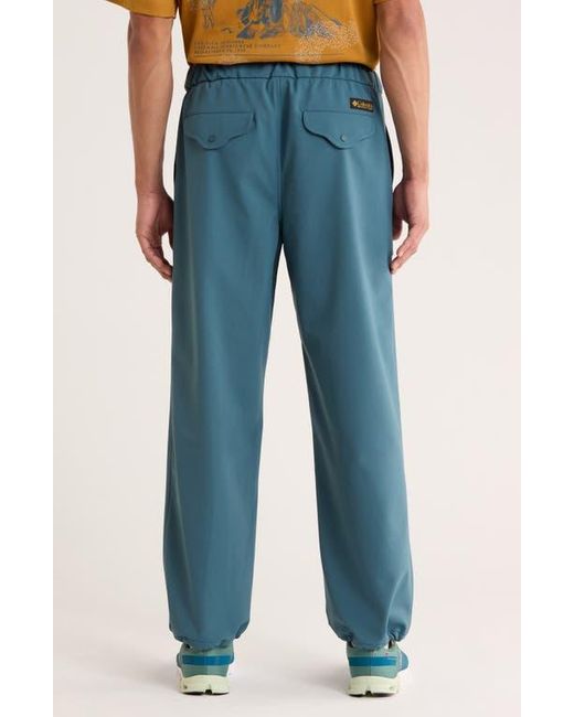Columbia Blue High Cascades Water Repellent Pants for men
