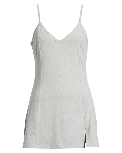 BP. White Sport Stretch Cotton Blend Mini Skort Dress