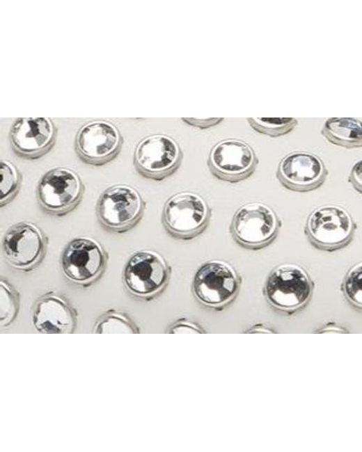 Alaïa White Rhinestone Ballet Flat
