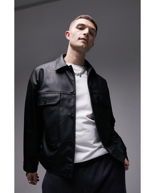 Topman black clearance jacket