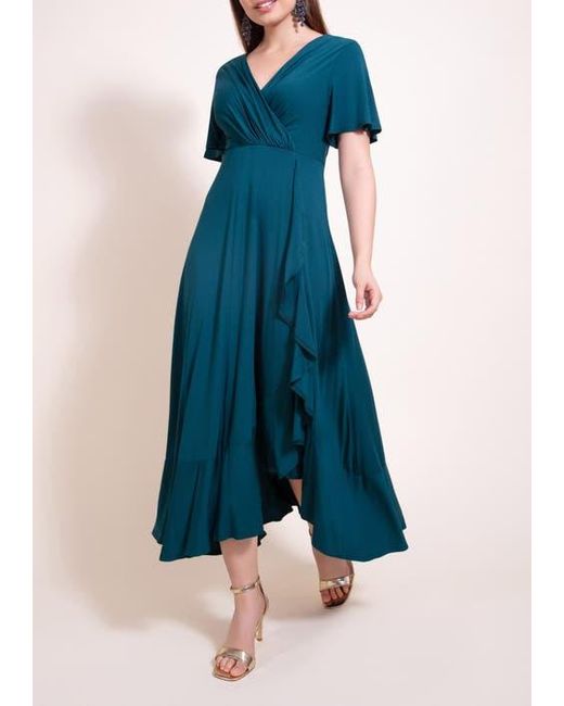 Alie Street London Blue Waterfall Dress