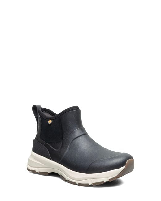 Bogs Black Spruce Waterproof Mid Chelsea Boot