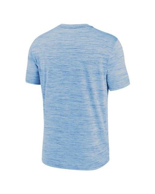 Nike Blue Carolina North Carolina Tar Heels 2025 Sideline Velocity Performance T-Shirt for men