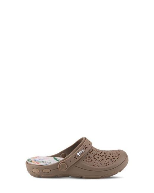 Spring Step Brown Contigo Clog