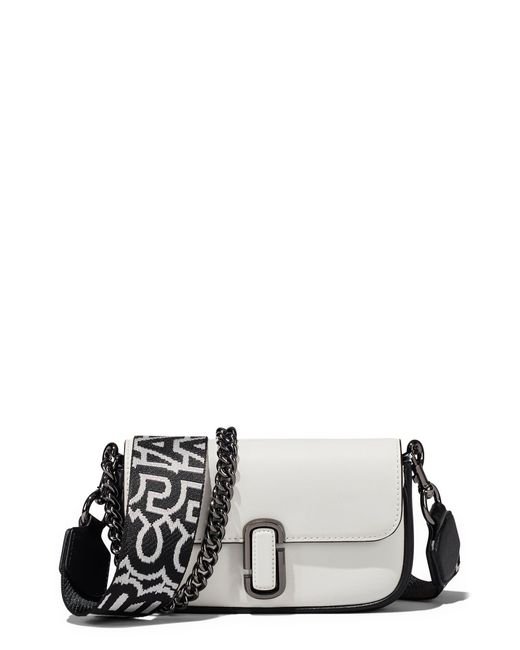 Marc Jacobs The Bicolor Snapshot In Black/white