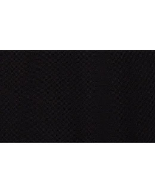 Versace Black Solid Cotton Piqué Polo for men