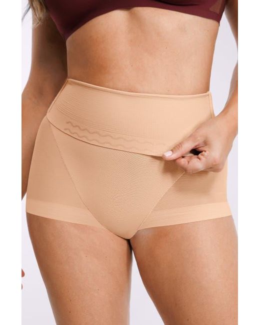 Shapellx Purple Mesh Smooth Butt-Lifting Brief