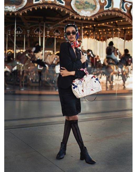 Lost Pattern Natural Camellia Large Silk Square Scarf