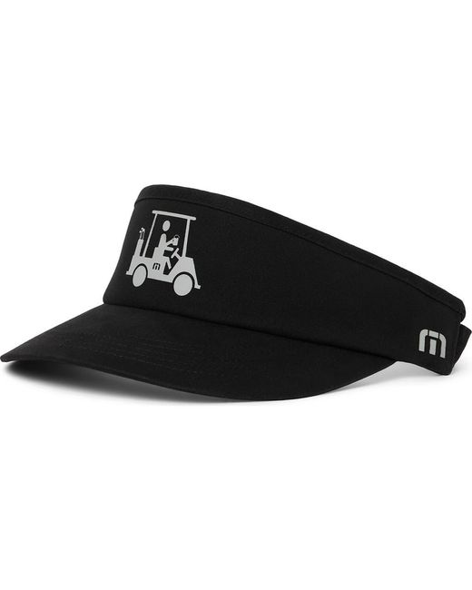 Travis Mathew Black Mapes Golf Visor for men