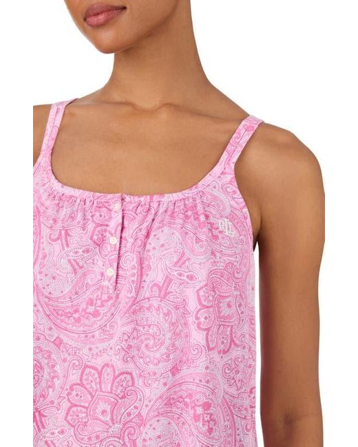 Ralph Lauren Pink Double Strap Nightgown
