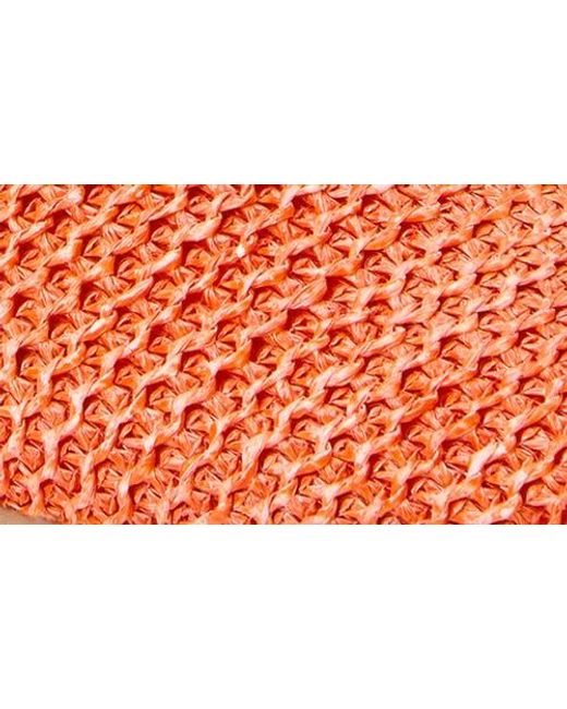Jack Rogers Orange Bradley Raffia Loafer