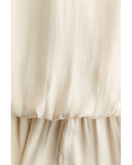 H&M Natural Draped Playsuit
