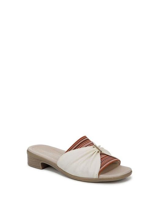 LifeStride Brown Paradise Slide Sandal