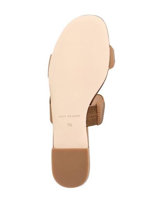 Jack Rogers Brown Greglen Two-Strap Sandal