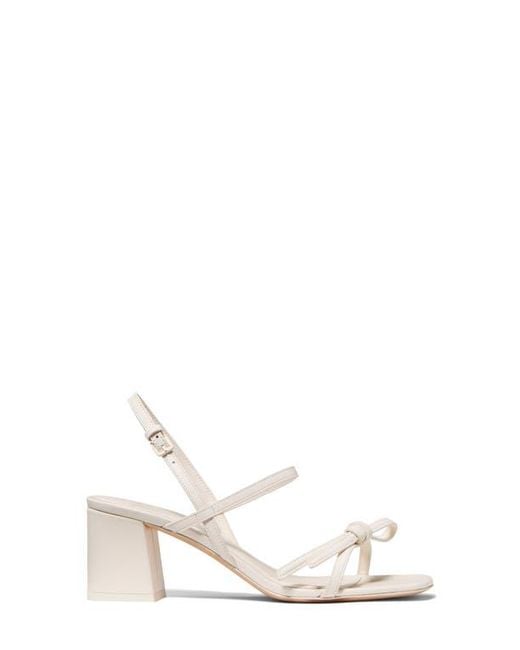Kate Spade White Loop Slingback Sandal