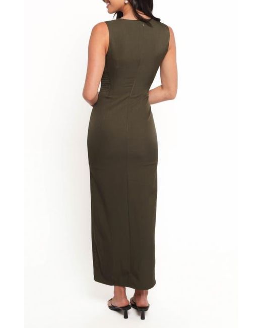 Petal & Pup Green Matilde Sleeveless Button Front Dress