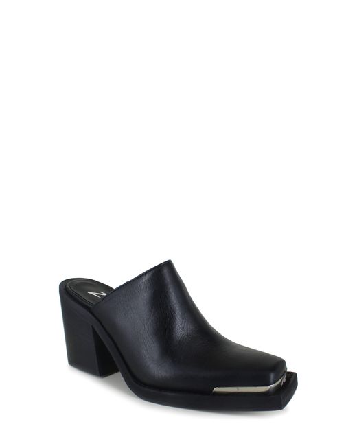 Zigi Black Macci Platform Mule