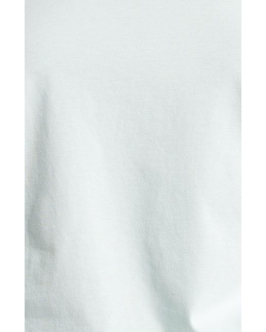 Zella Blue Cinchy Cinched Side Pima Cotton T-shirt