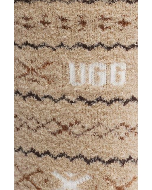 Ugg Natural Leslie Crew Socks