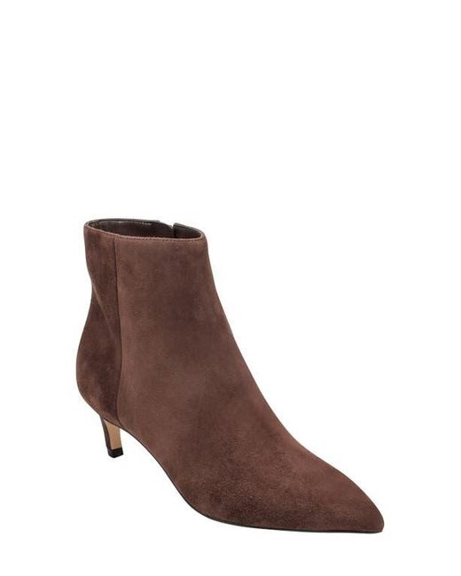 Marc Fisher Women's Brown Itzia Pointed Toe Dress Booties Marc Fisher Women's Brown Itzia Pointed Toe Dress Booties
