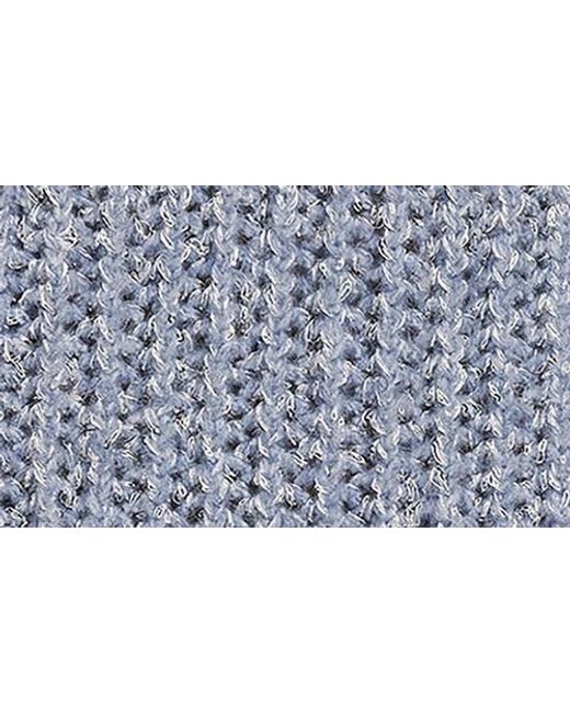 Donna Karan Gray Open Stitch Crewneck Sweater