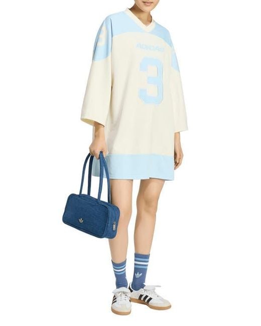 adidas Originals Women's White Hockey Jersey Dress - ohana-automobiles.fr