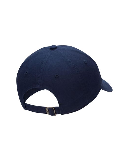 Nike Blue Club Futura Wash Baseball Cap for men