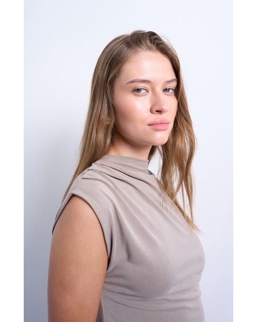 TOPSHOP Multicolor Draped Minidress