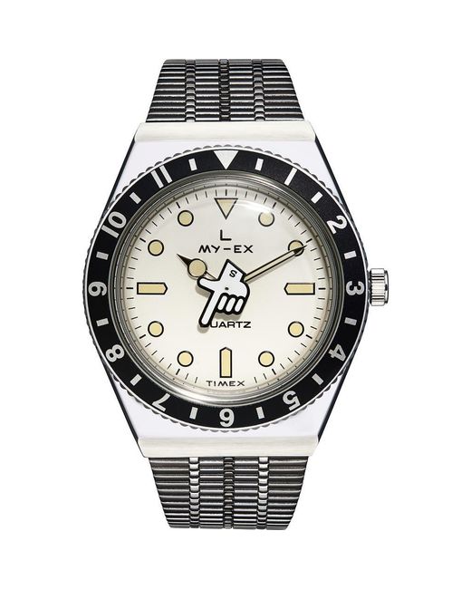 Timex Metallic Q Timex Loser Bracelet Watch, 38Mm for men