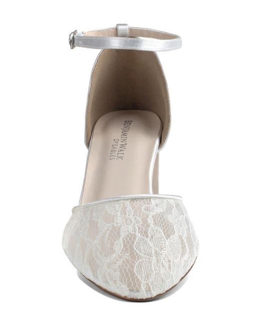 Touch Ups White Hazel Ankle Strap Pump