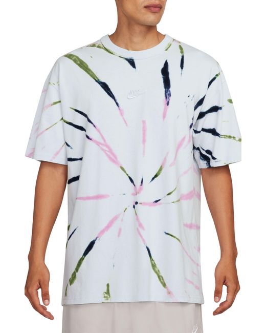 Nike White Sportswear Premium Essentials Tie Dye T-shirt for men