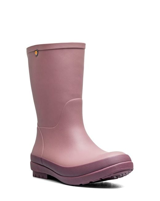 Bogs Purple Amanda Ii Waterproof Rain Boot