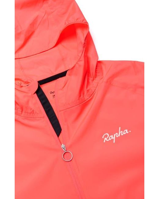 Rapha Red Commuter Lightweight Packable Hooded Jacket for men